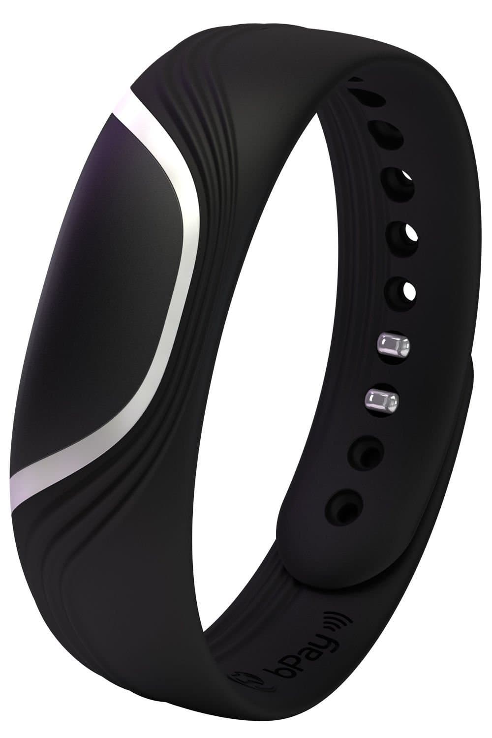bPay by Barclaycard Wristband Contactless Payment Device - Compatible with any Visa or Mastercard Debit or Credit Card with a UK Address - Charcoal