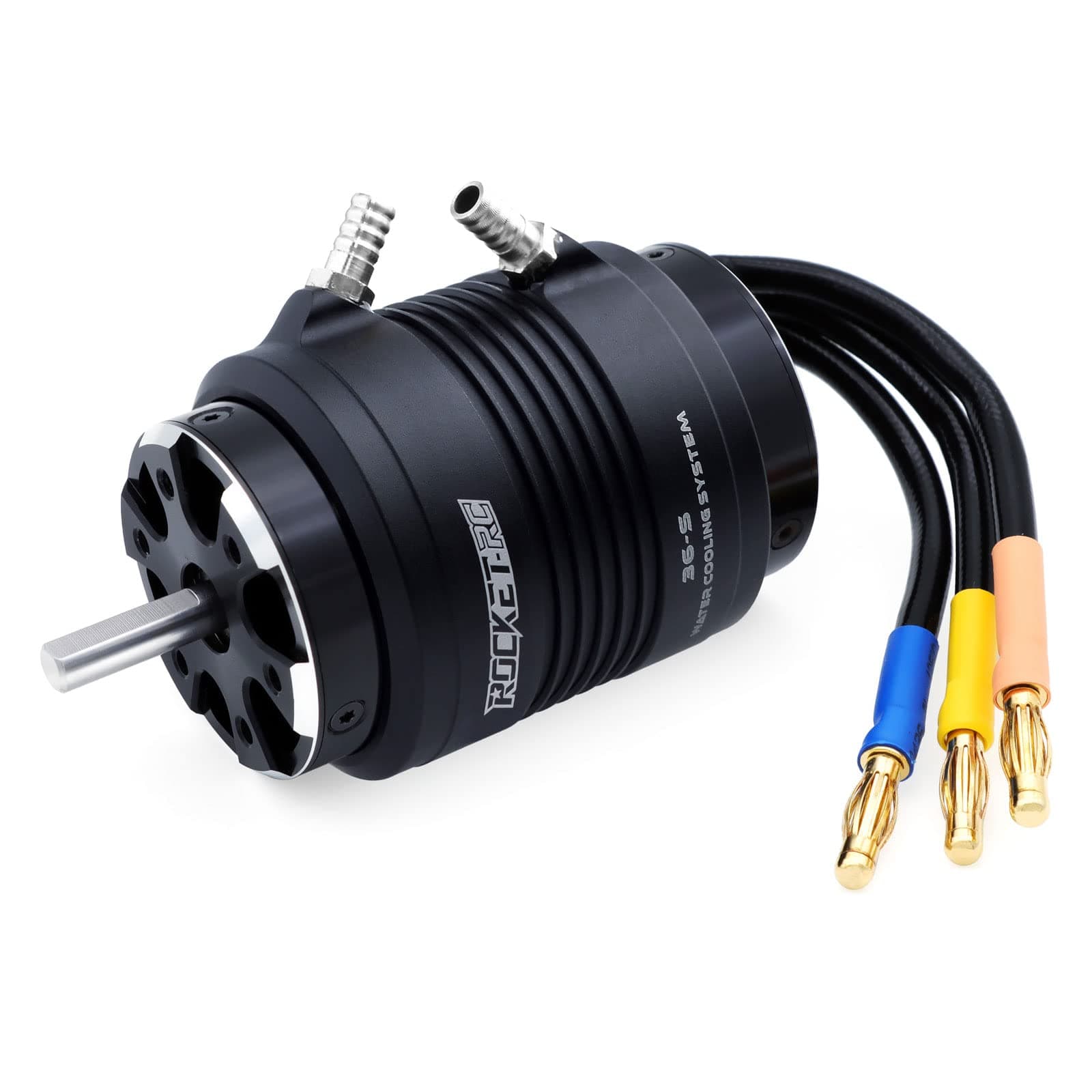 Surpass Hobby USA 3660 2150 KV Brushless Motor 4Pole Shaft 5mm with Water Cooling Jacket for RC Boat (2150kv)