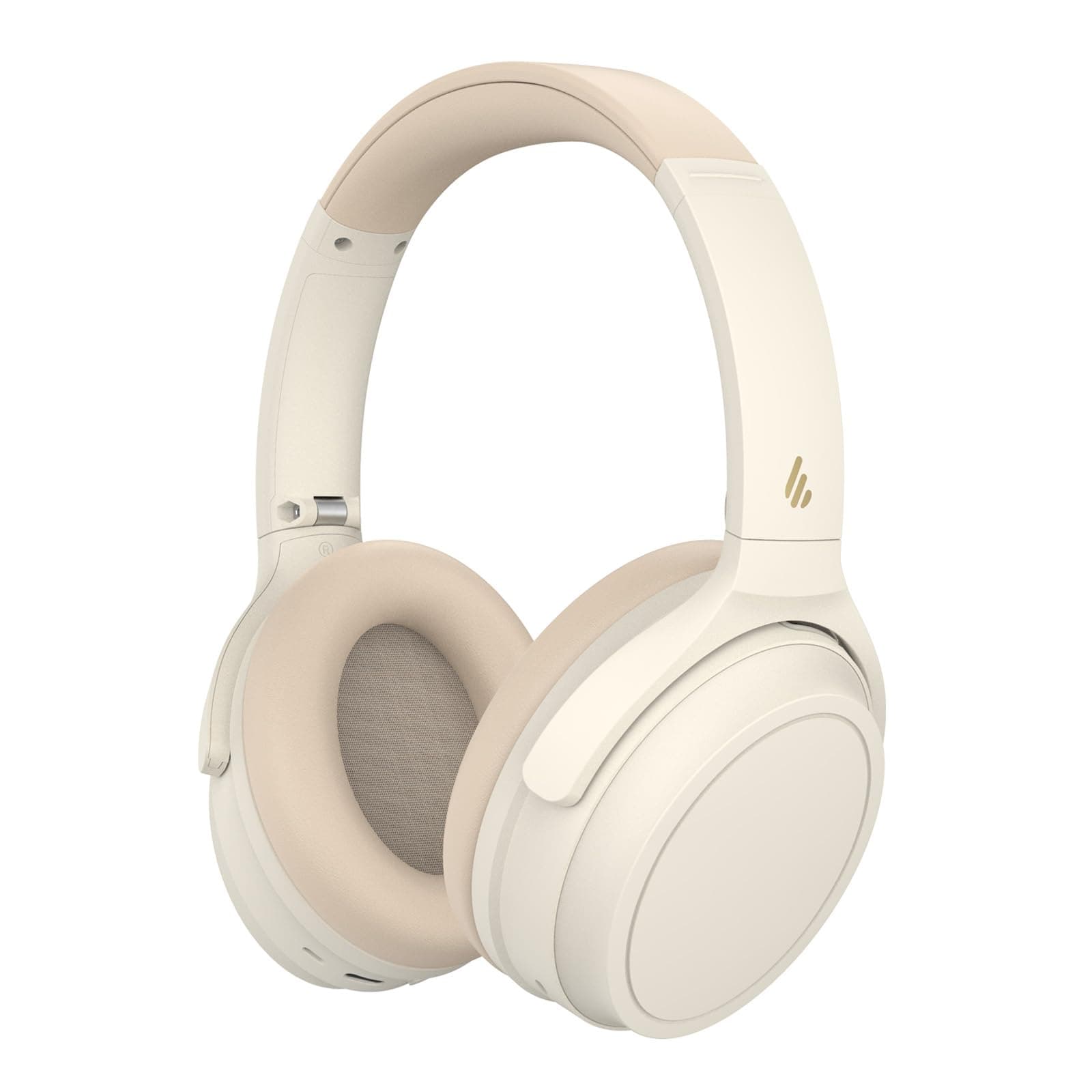 Wh700Nb Active Noise Cancelling Headphones - 68H Playtime - Ai Call Noise Cancellation - Dual Device Connection - Lightweight & Foldable Design - Fast Charge - Bluetooth 5.3 - Ivory - On Ear