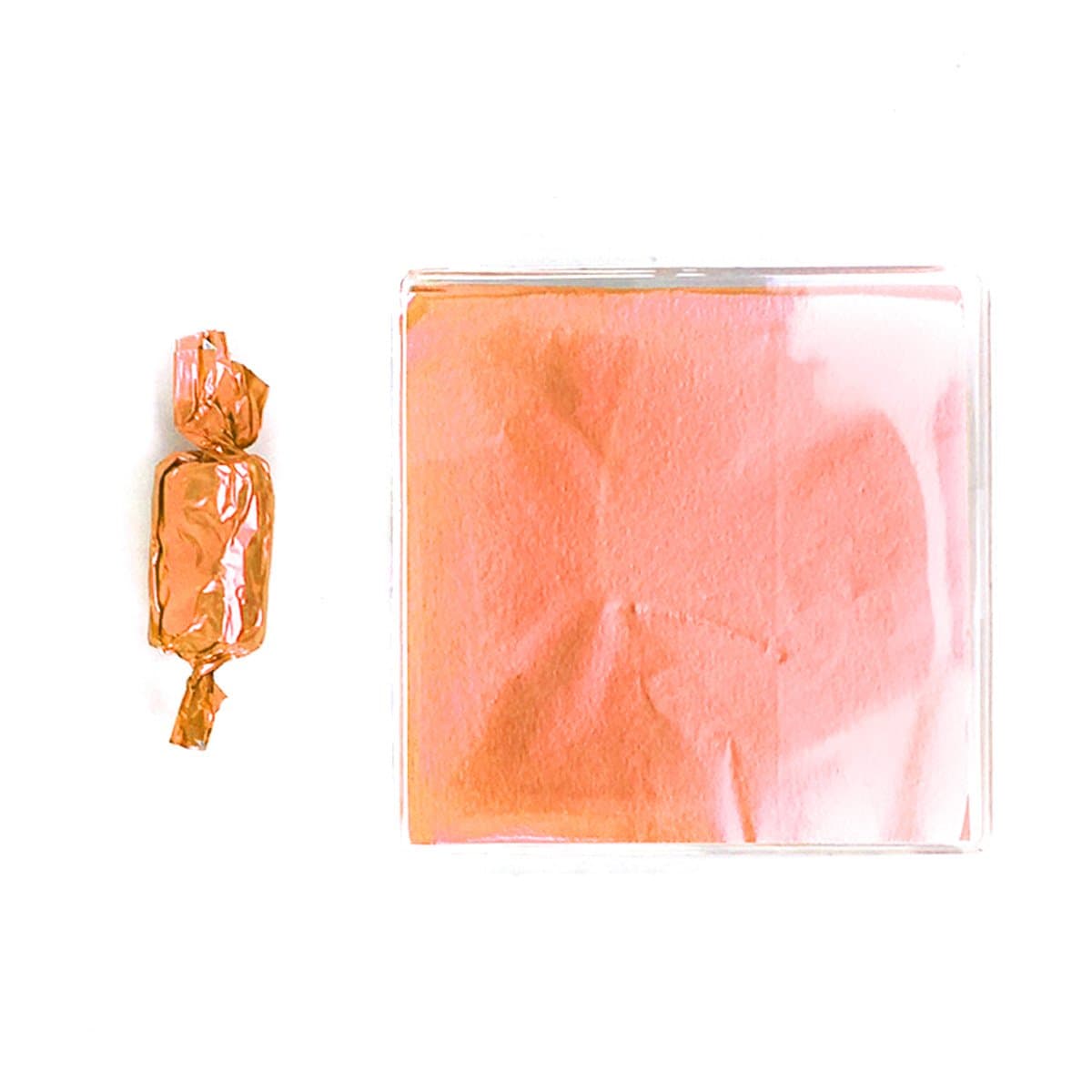 250 Foil Candy Wrappers for Chocolates, Caramels, Lollipops, and Crafts (4x4, Orange)