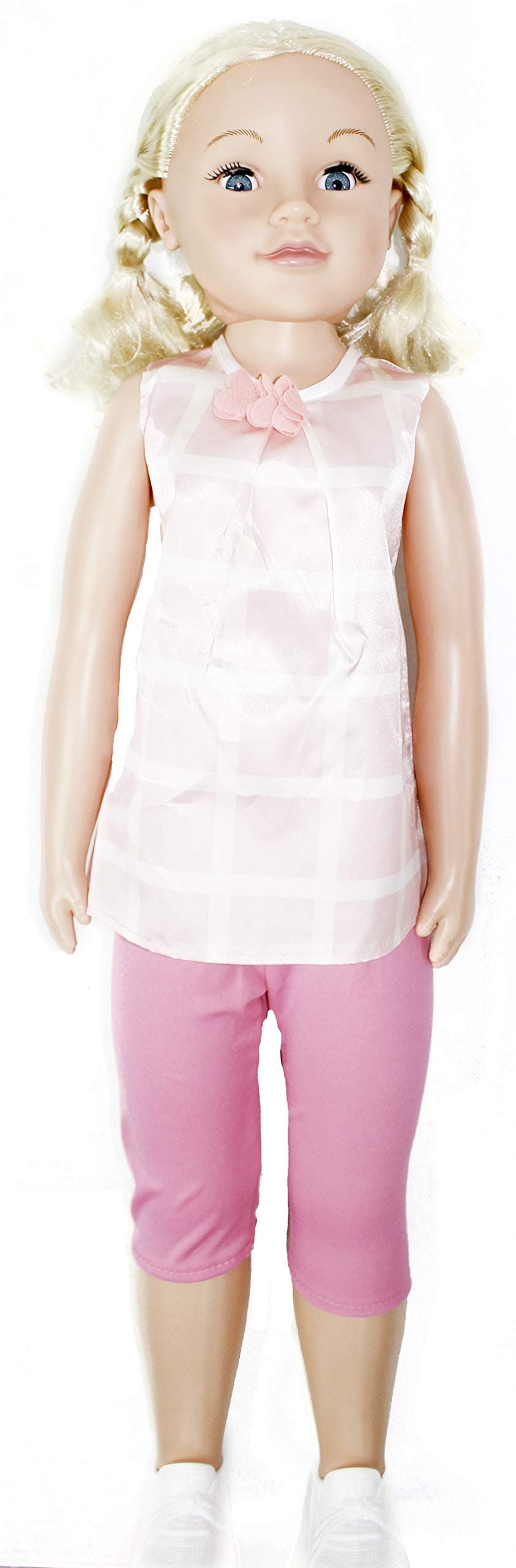 Uneeda 32" Life-Size Wispy Walker Doll, Pretty in Pink