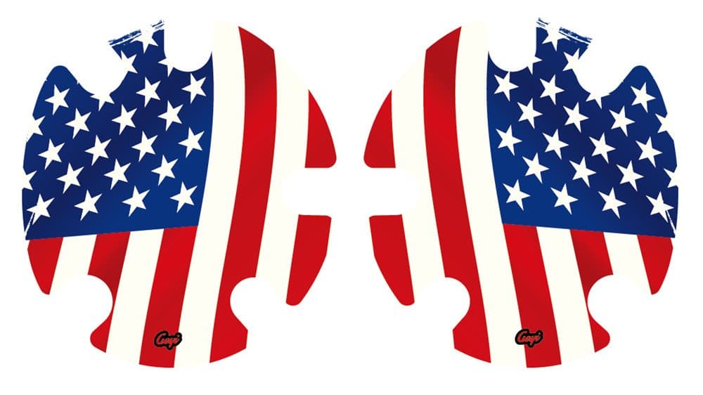 Geyi USA Flag Wrestling Headgear Stickers
