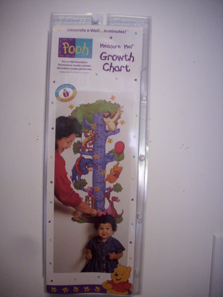 Priss Prints Measure Me! Growth Chart- Pooh