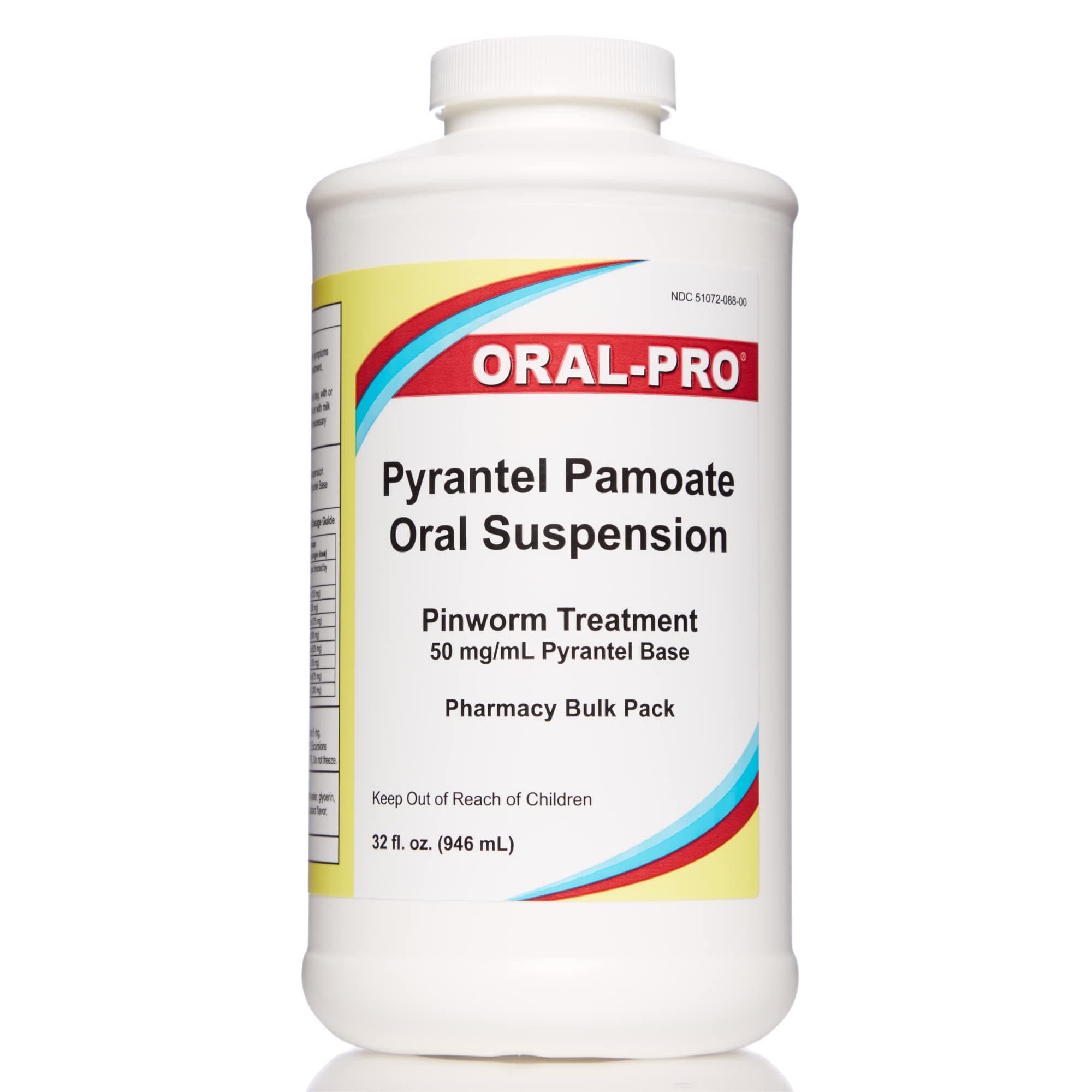 Pyrantel Pamoate Oral Suspension 50mg/mL, Pinworm Treatment for Adults and Children 32 Ounce