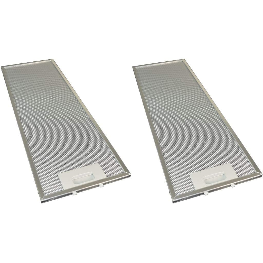 Ufixt 2 x Cooker Hood Metal Mesh Grease Filter for Kitchen Extractor Fan Vent 177mm x 533mm