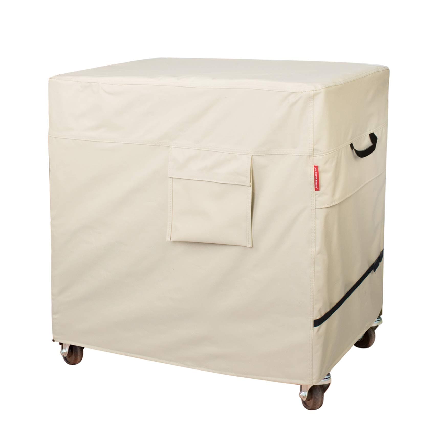 Porch Shield 100% Waterproof & Dust-Resistant 80 Qt Rolling Cooler Cart Cover Fits Most Patio Ice Chest Party Cooler Upto 34L x 20W x 32H inch