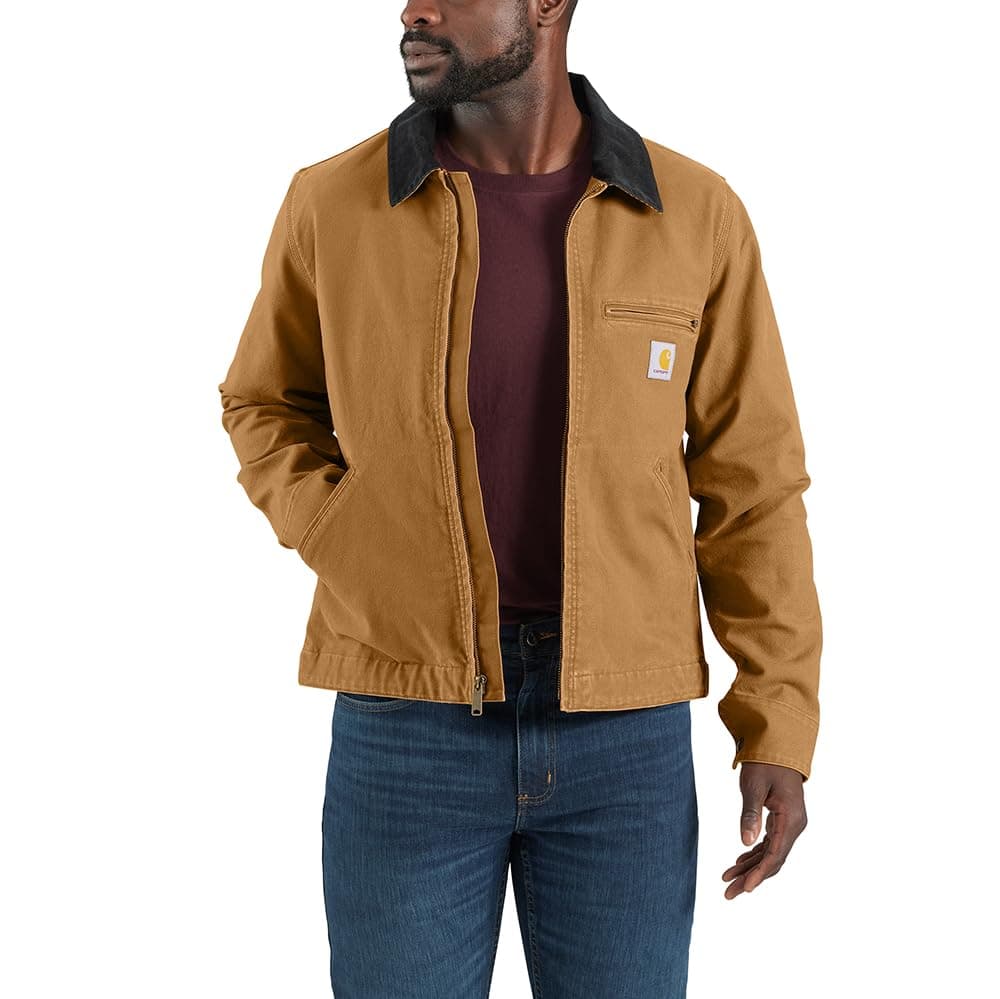 Carhartt Relaxed Fit Duck Blanket Lined Detroit Jacket