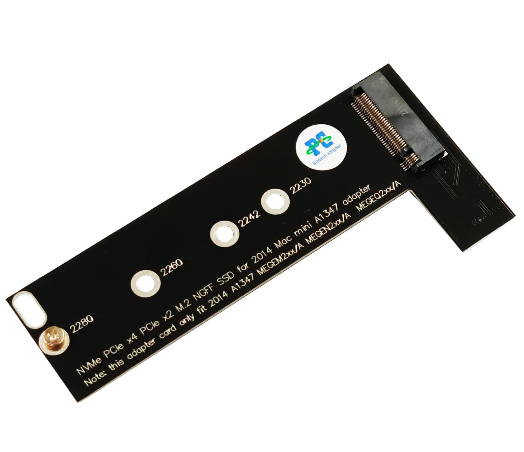 Sintech M.2 NGFF NVMe SSD Card for Upgrade Mac mini Late 2014 Year A1347 MEG Series(Only for Late 2014 Year,not fit Other Year)