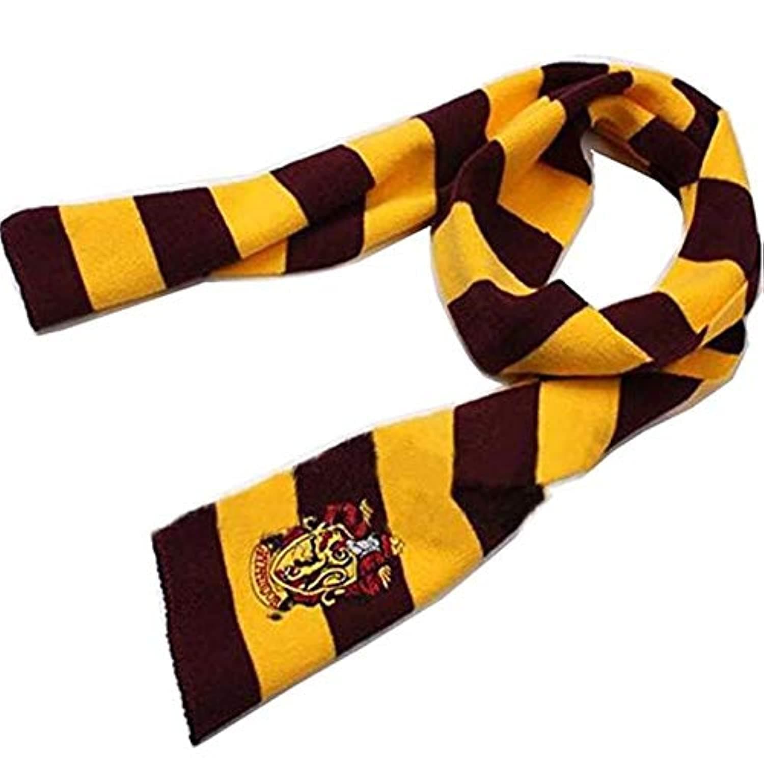 SKEIDO Cosplay Gryffindor Collegiate Style Scarf Reversible Soft Knitted Fabric scarf Cosplay Costume Halloween for Children's gift
