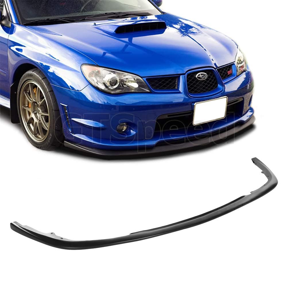 Sasaonsale SUIP06FLS-CS1 06-07 Impreza WRX STI S204 Front Bumper Lip Pu Urethane