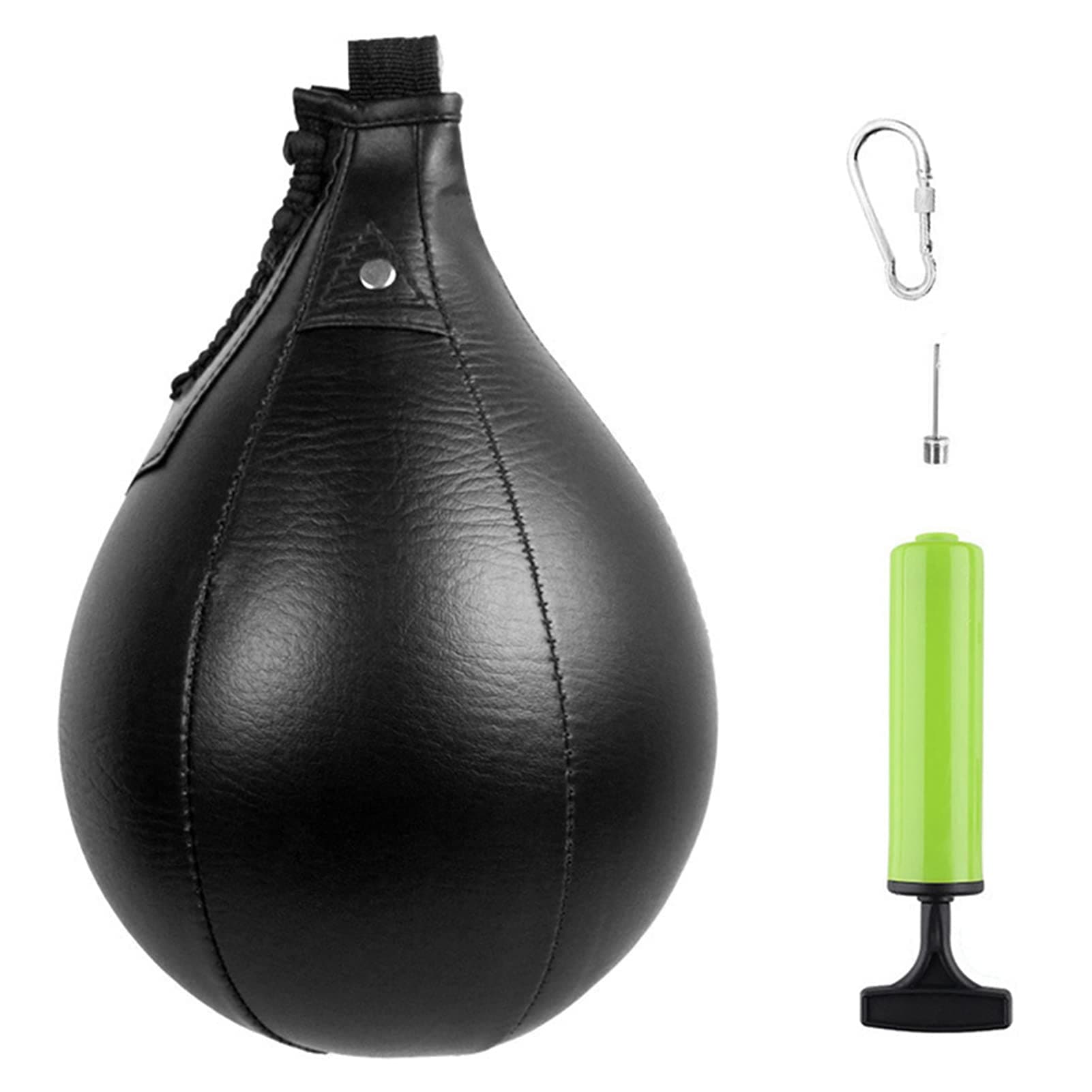 XINYIFU Boxing Speed Ball, Boxing Speed Ball PU Leather MMA Muay Thai Training Striking Bag Kit Boxing Punch Ball with Inflator Pump