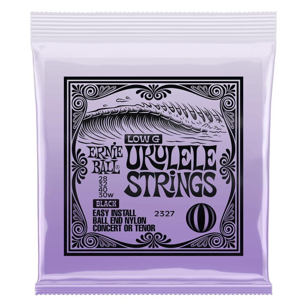 Concert and Tenor Nylon Ball End Ukulele Strings Wound G - Clear