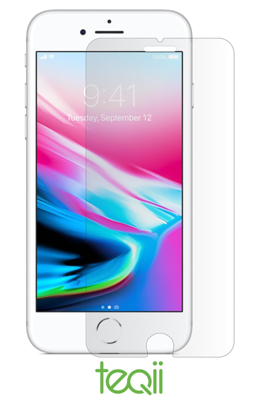 Teqii Glass² for iPhone 8/7 (4.7" Only) - Tempered Glass Screen Protector - Case Friendly - (HD Clear, iPhone SE (2020), 8/7 (4.7" Only))