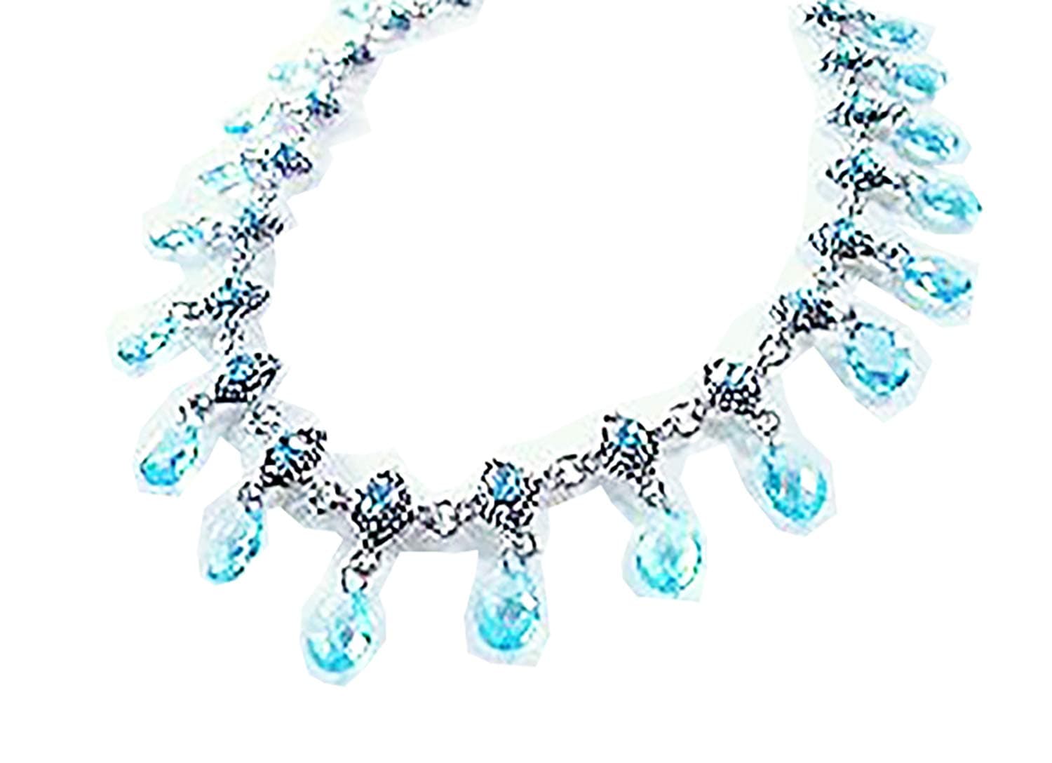 LIA SOPHIA JEWELRY Aqua Blue Choker Necklace