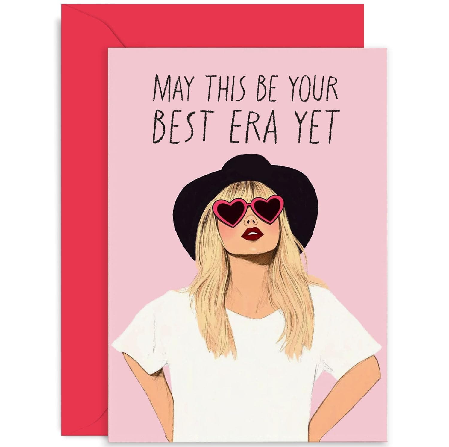 May This Be Your Best Era Yet Birthday Card for Swifty Fan - Birthday Card for Female Friend - Birthday Cards for Daughter Sister Mum - Funny Birthday Card for Her | Blank Inside