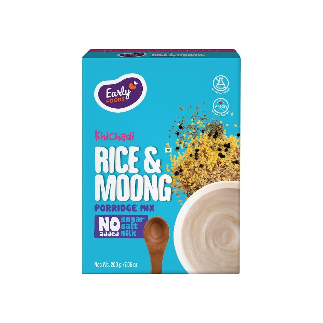Early Foods - Rice & Moong Khichdi Mix 200g | Porridge Mix | Breakfast Cereals