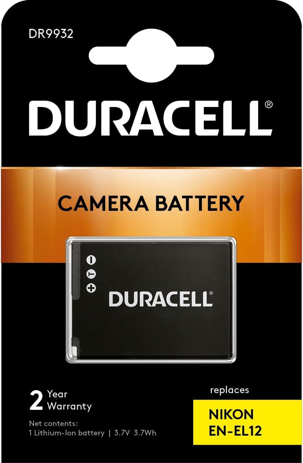 Duracell DR9932 Battery for Nikon EN-EL12 Digital Camera