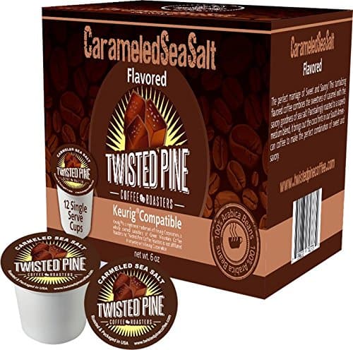 Twisted Pine Coffee Carmeled Sea Salt Single Serve - 12 ct
