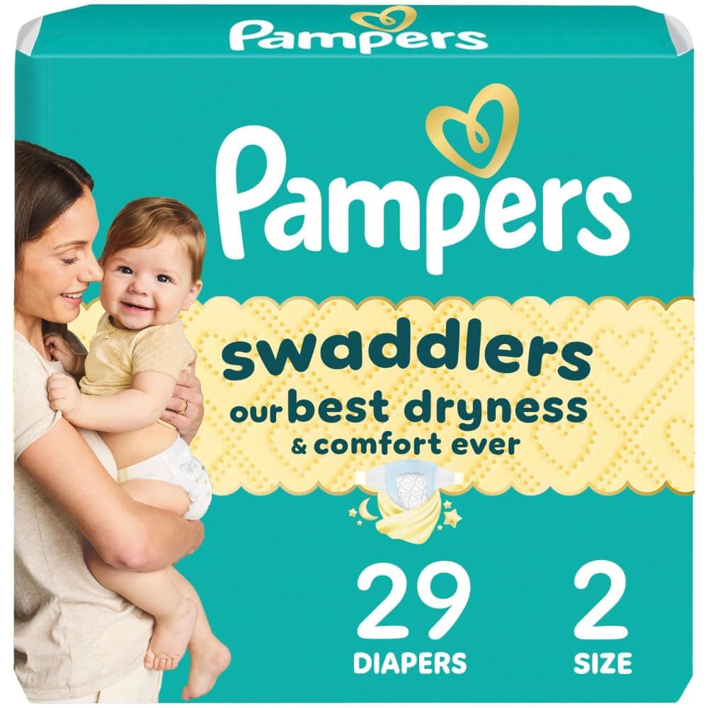 Swaddlers Diapers - Size 2, 29 Count, Ultra Soft Disposable Baby Diapers