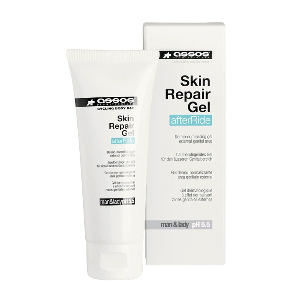 - Assos Skin Repair Gel - Natural Body Moisturizer for Normal Skin, 2.55 fl oz