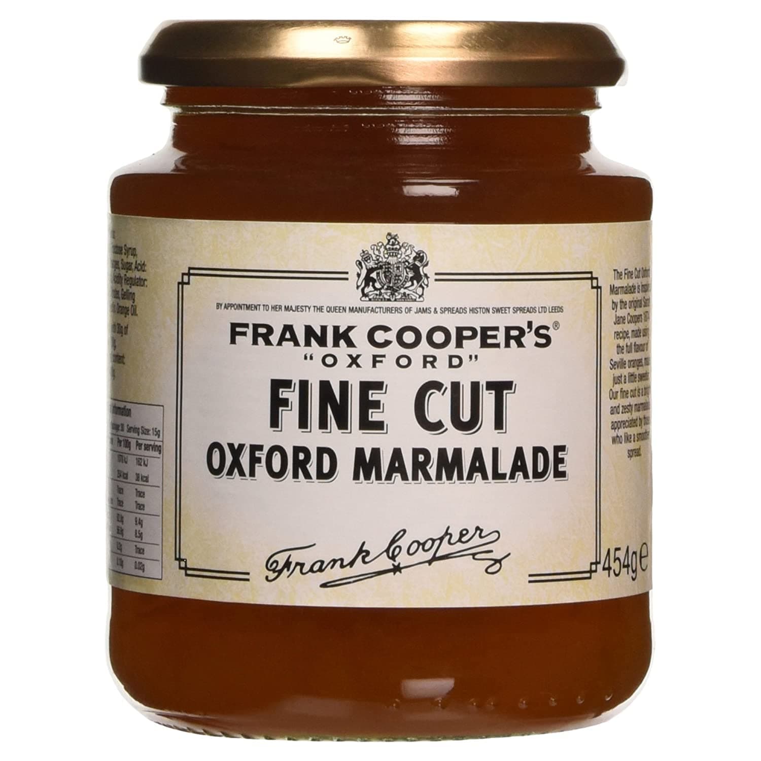Frank Cooper's Original Oxford Fine Cut Marmalade, 454g