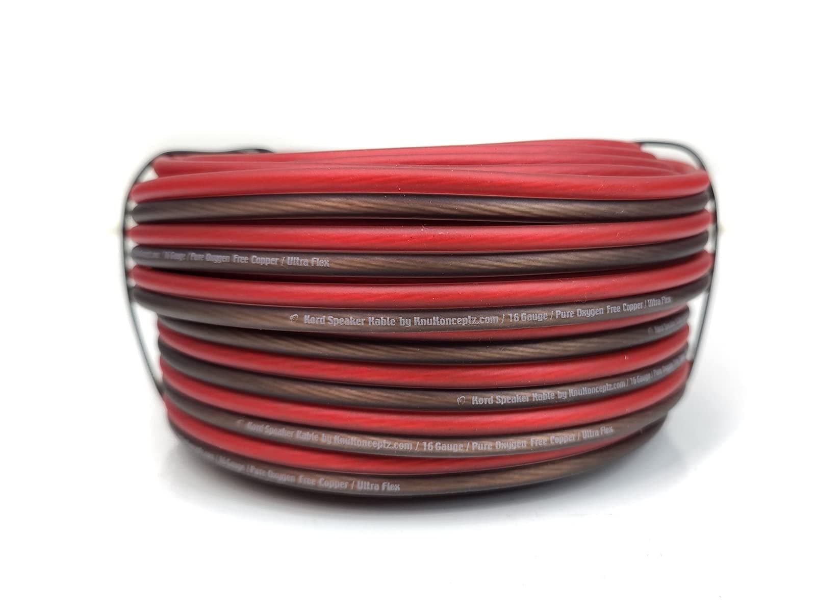 Kord Speaker Kable 16 Gauge Oxygen Free Copper Speaker Wire 50' Red/Black