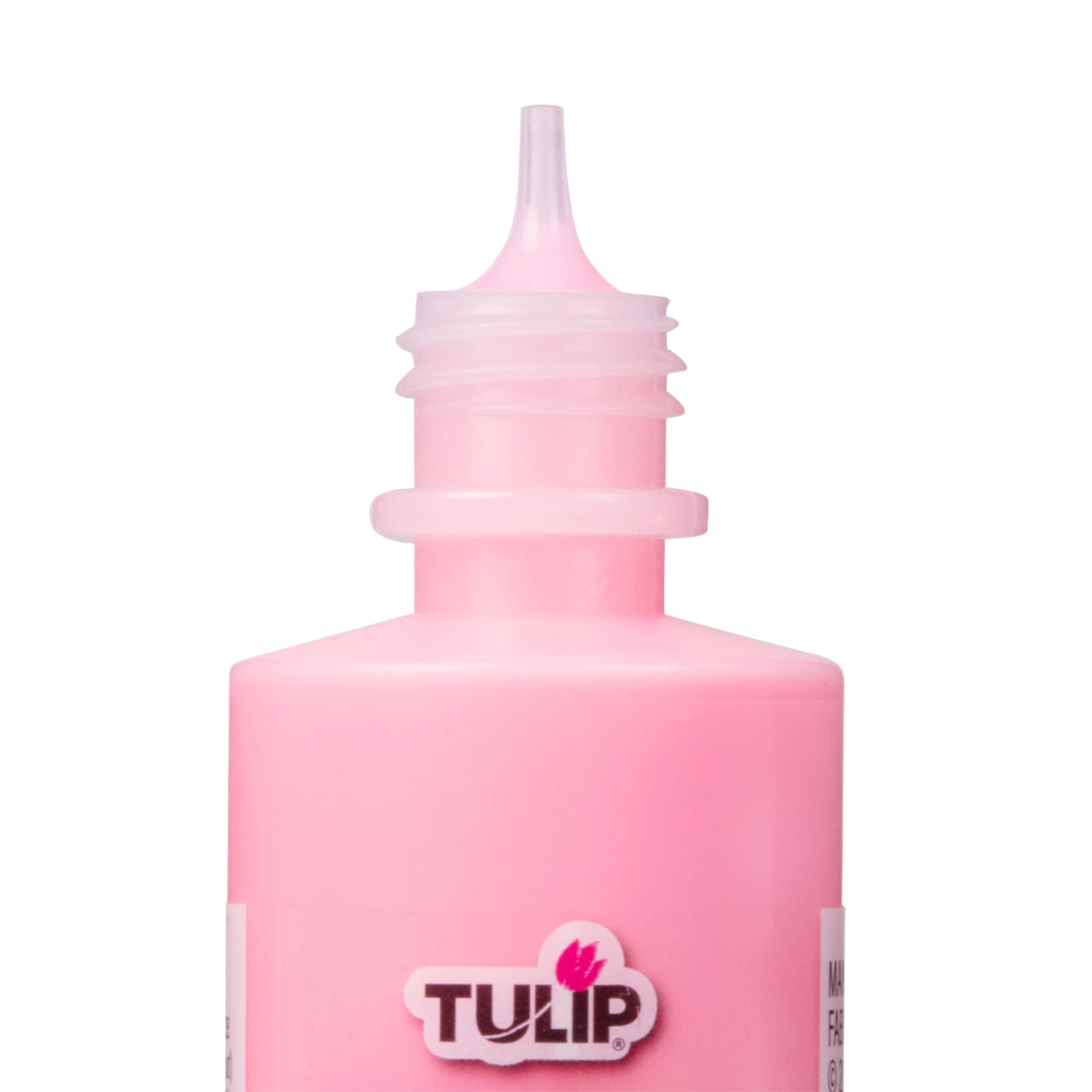 TULIP Dimensional Fabric Paint 29019 Dfpt 4Oz Glow Pink, 4 Fl Oz (Pack of 1)