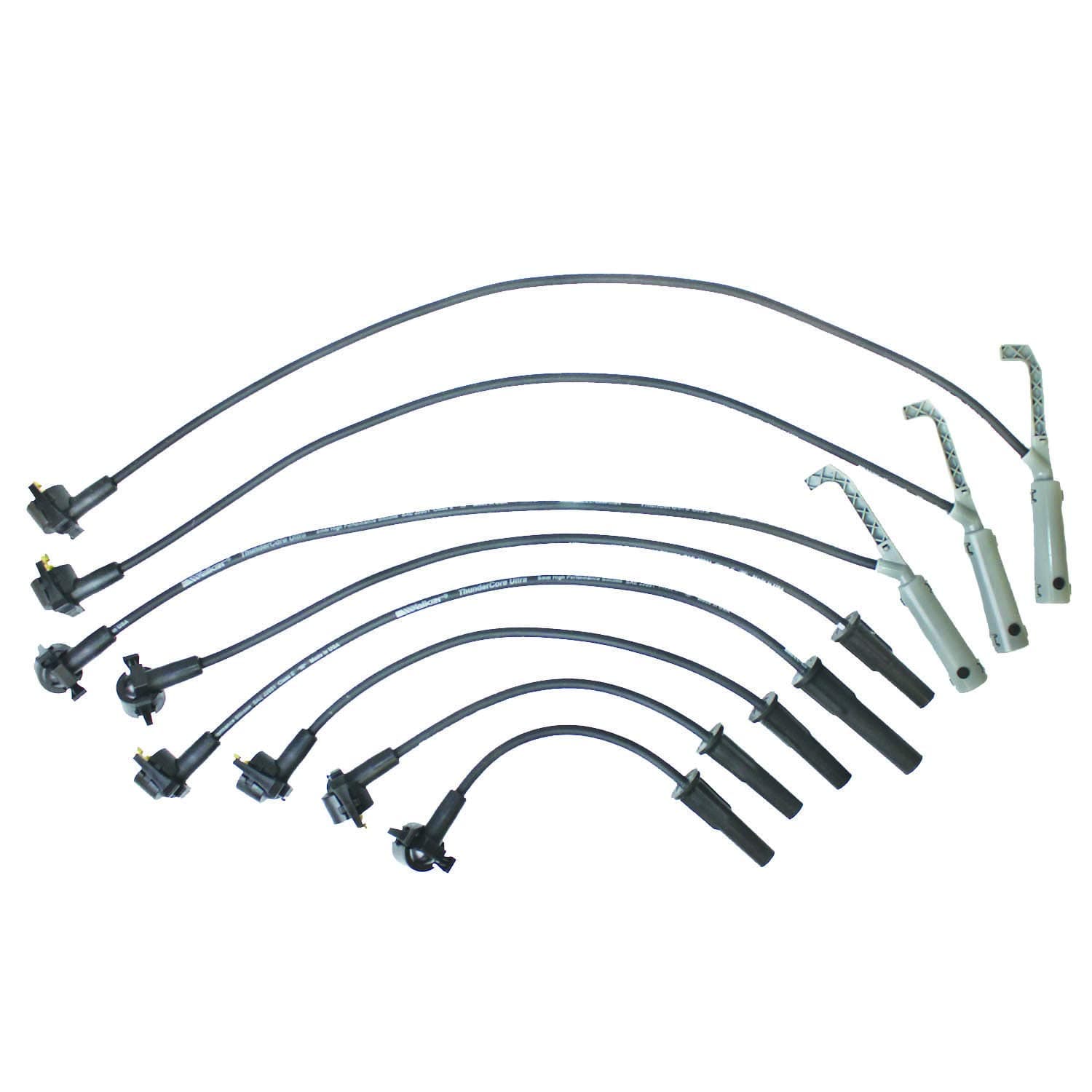 Walker Products 900-1802A Thundercore Ultra Spark Plug Wire Set Black