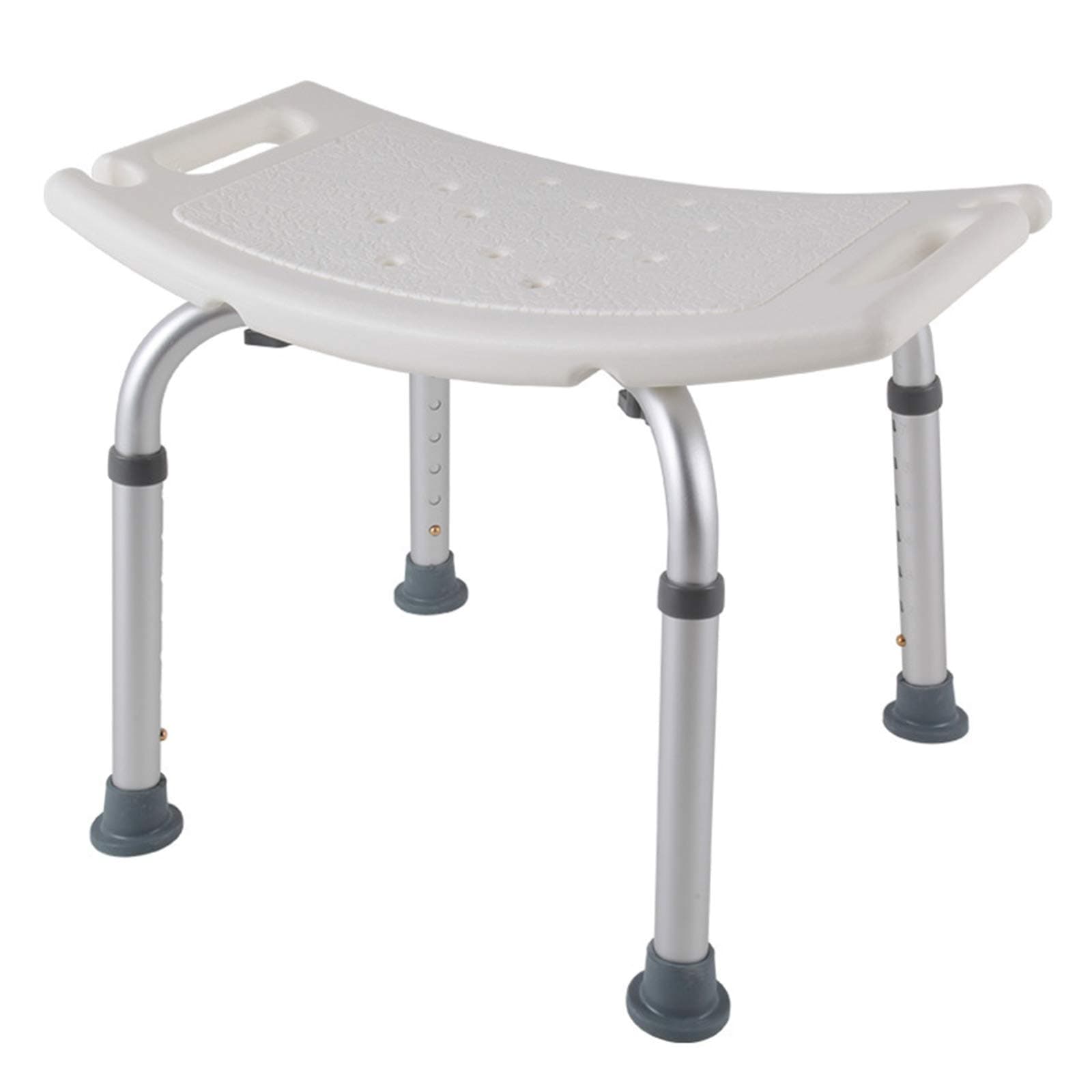 Morelian Bathroom Shower Bench, Adjustable Height Tub Stool Lightweight Bath Seat Anti-Slip Chair For Disabled Elderly Pregnant Women