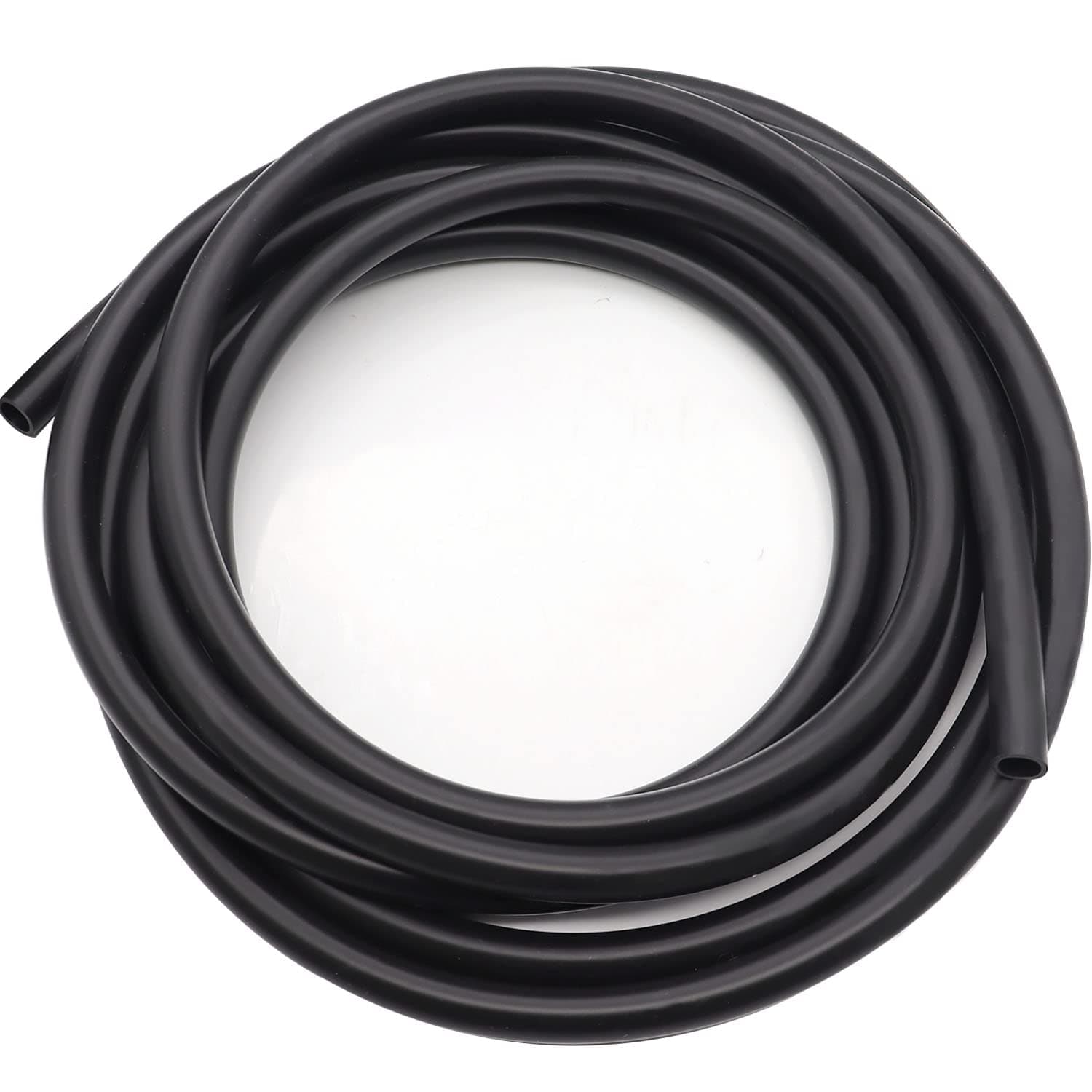 Taiss6.6FT Vacuum Hose Automotive,3/8"(10mm) High Performance 130PSI Vacuum Lines Automotive High Temperature Silicone Vacuum Tube(Black).