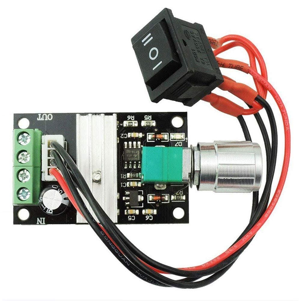 6V 12V 24V 3A DC Motor Speed Controller (PWM) Speed Adjustable Reversible Switch Dc Motor Driver Reversing (Wire Color Random)