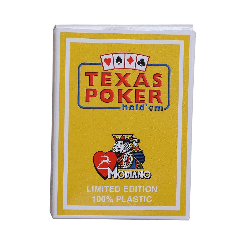 POK3R STUFF INDIA Modiano Playing Cards - Limited Edition - Yellow