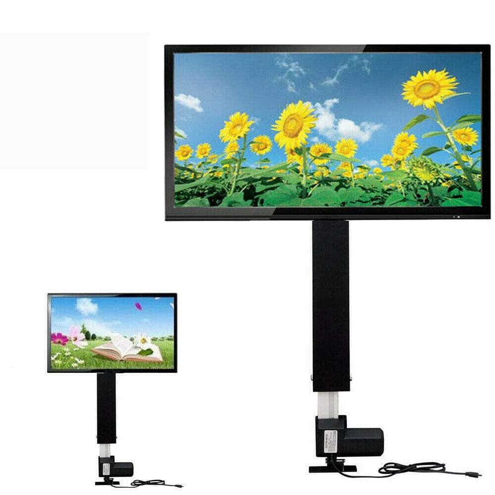Flexible LCD Motorised TV Stand Lift Mount Bracket Stroke 700mm for 26"-57" TV with Remote Control Upgraded Electric Bracket