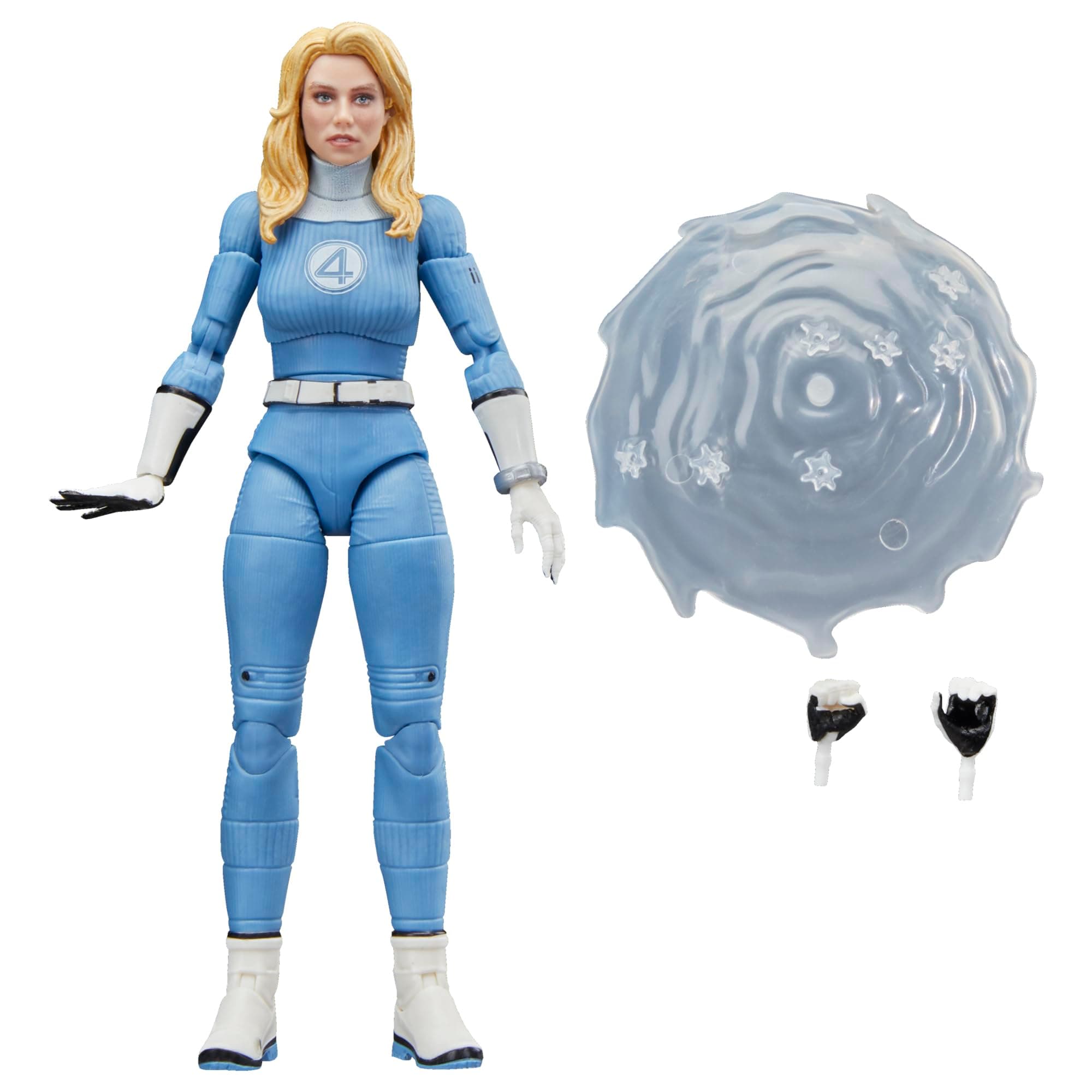 Marvel Legends Series Invisible Woman, The Fantastic Four: First Steps Sue Storm Movie Collectible 6 Inch Action Figure Toy
