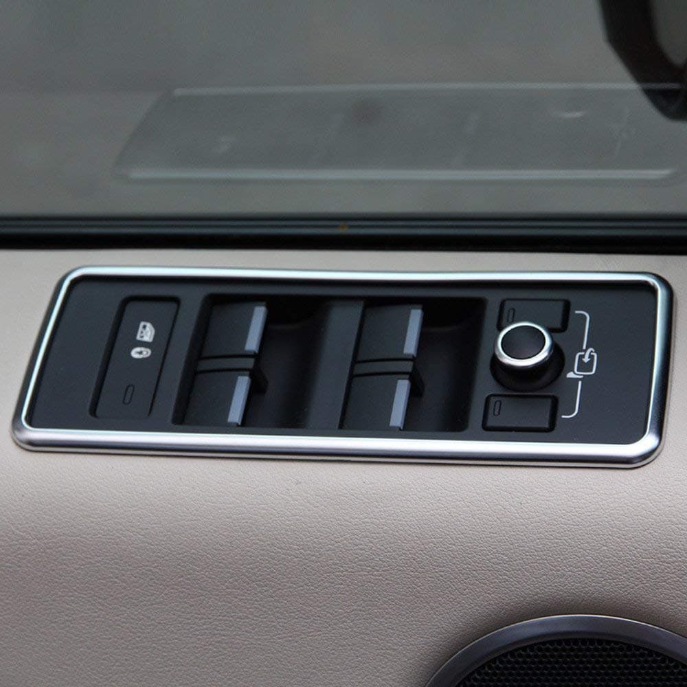 For Landrover Range Rover Sport RR Sport 2014-2017 ABS Matte Window Lift Button Frame Trim