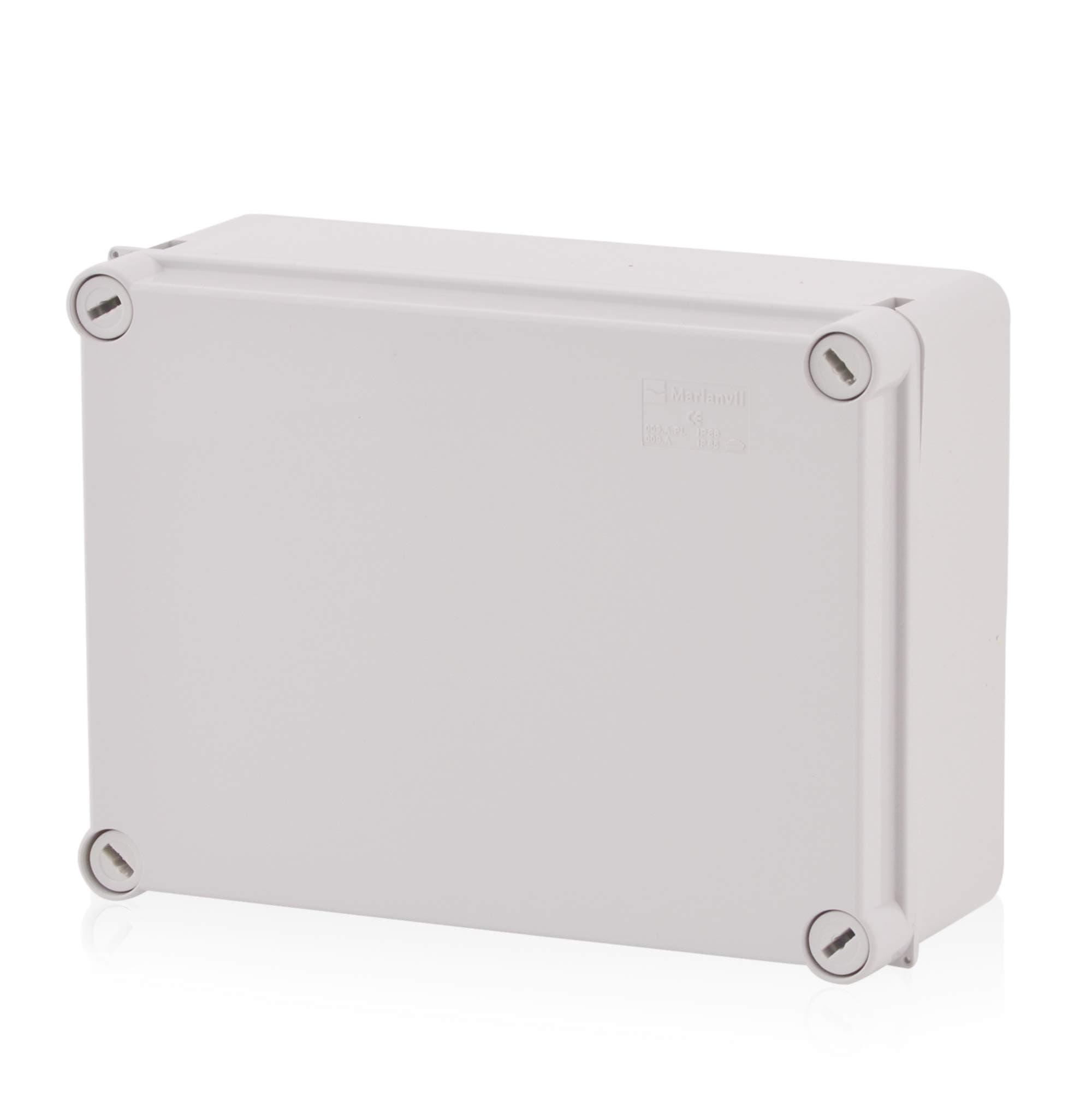Surface Mounted Installation Housing, Junction Box Plastic Housing | 190x140x70mm | IP65 | Distribution Box Empty Housing Industrial Housing, Junction Box, Switch Cabinet