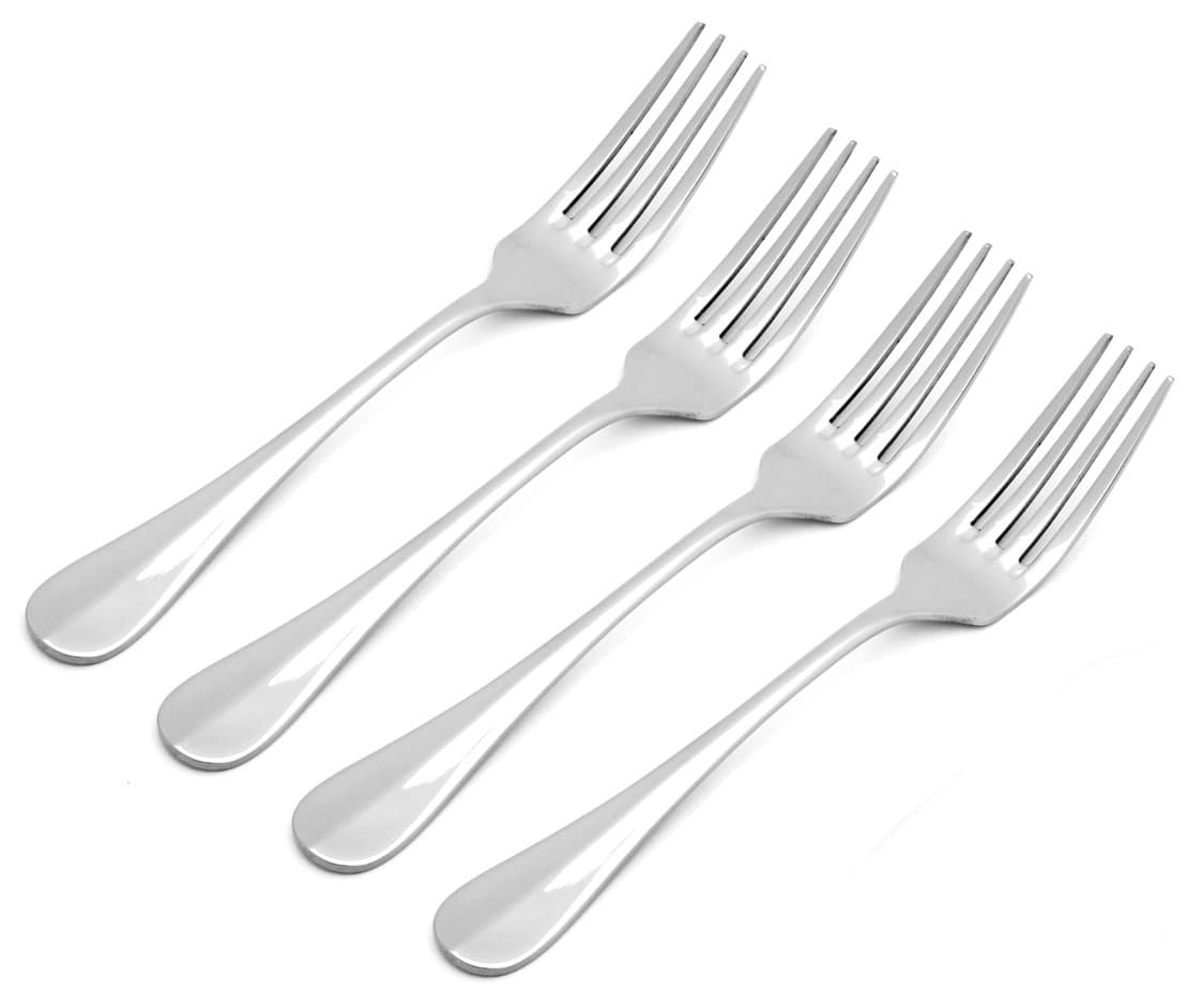 Taiwon Metal & Kitchenware 18/10 stainless steel Baguette pattern Dinner Fork set of 4