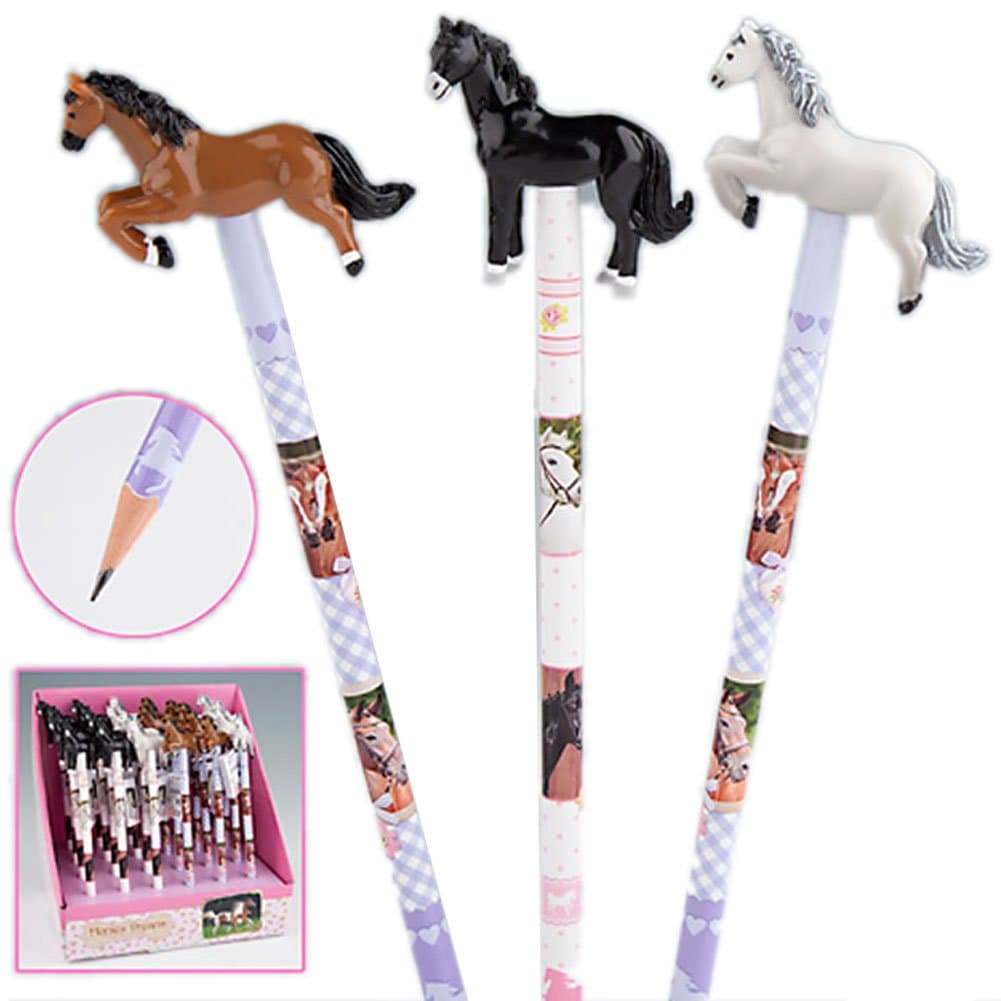 Horse Dreams Pencil with Pony Topper - 6224 Black
