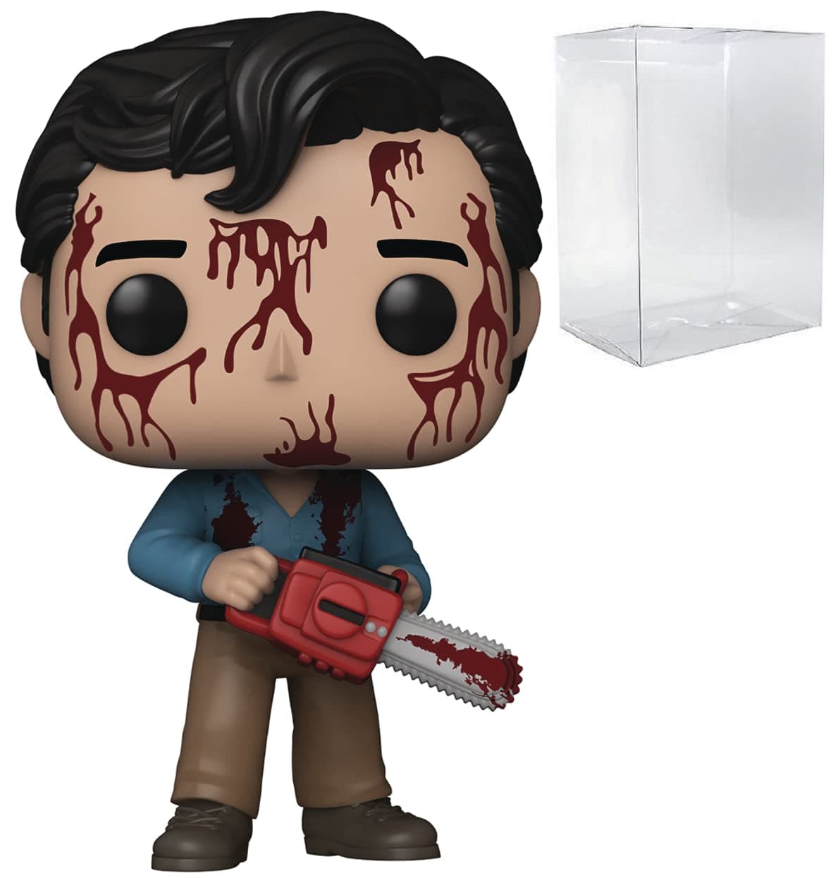 Evil Dead 40th Anniversary - Bloody Ash Limited Edition Chase Funko Vinyl Figure (Bundled with Compatible Box Protector Case)