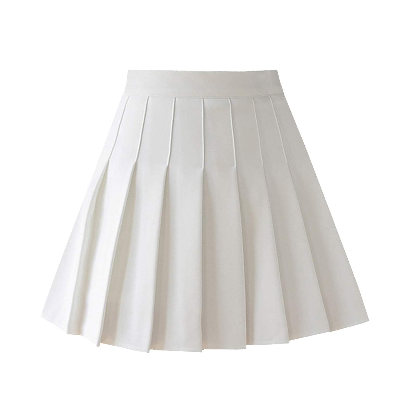 TONCHENGSDWomen's High Waist Pleated Mini Skirt Skater Tennis Skirt