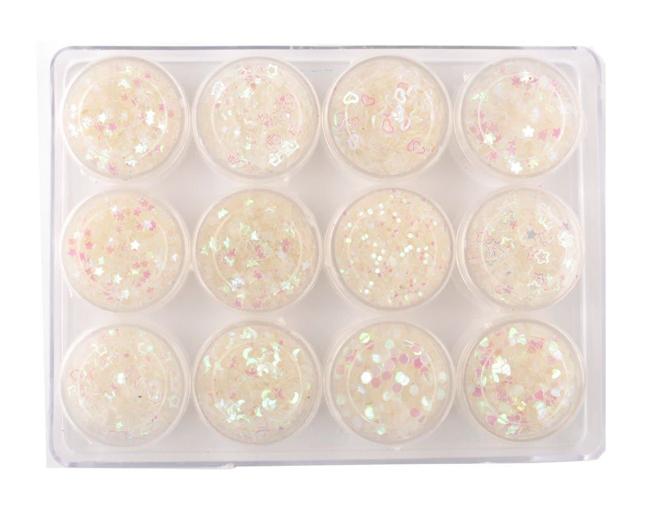 Stella Cosmetic Beayty Nail 12 Different Shapes Glitter Decoration Kit