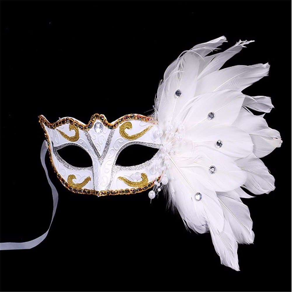 Masquerade Carnival Party Eye Mask Masquerade Mask,white