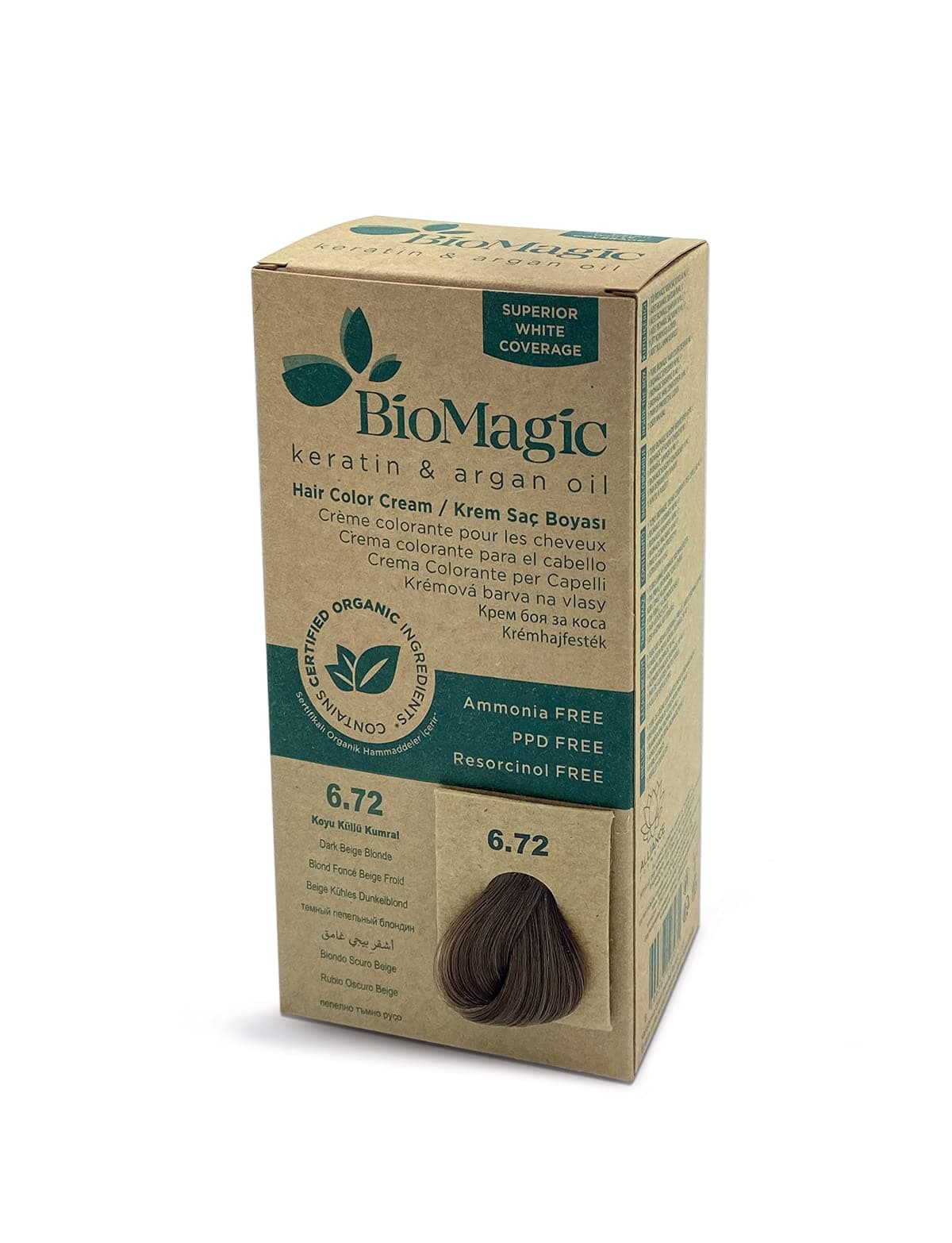Biomagic Permanent Hair Dye - Dark Beige Blonde