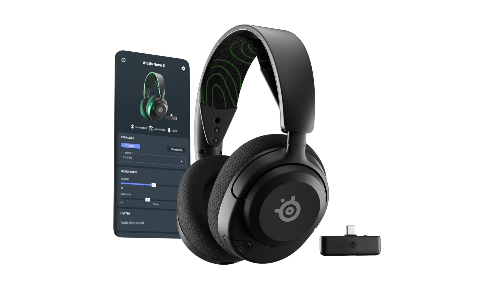 Headphones with Microphone Arctis Nova 5X Black