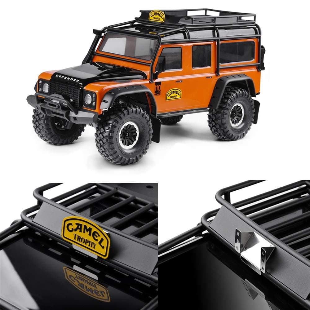 RCLIONS Metal Camel Trophy Logo with Bracket for 1/10th Scale RC Crawler TRX4 D90 D110