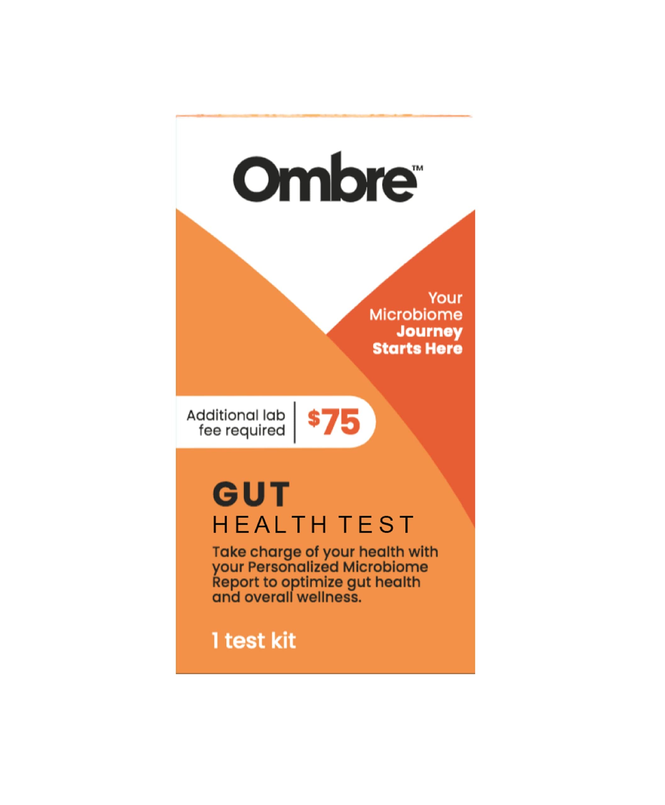 Ombre Gut Health Test Kit, Microbiome at-Home Testing Kit for Personalized Food and Probiotic Recommendations