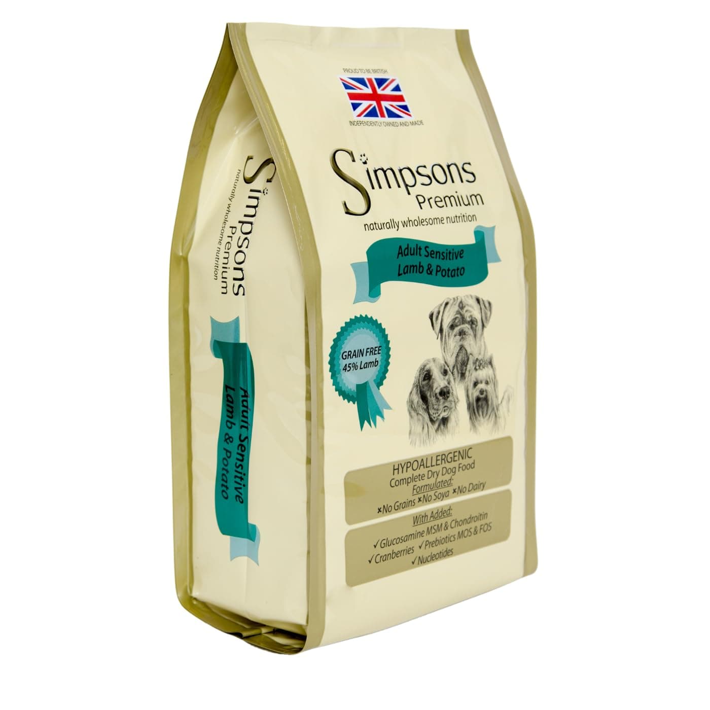 Simpsons Premium Complete Adult Sensitive Lamb and Potato, 200 g