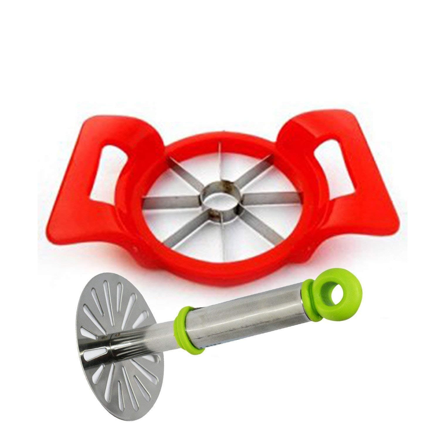 BJ TOYS Kitchen Combo of Potato Masher with Apple Cutter.