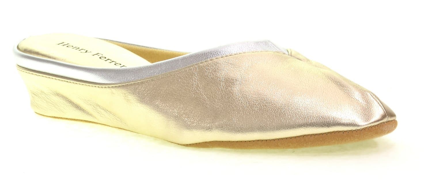 Henry Ferrera Women's Gold Silver Slippers Trophy