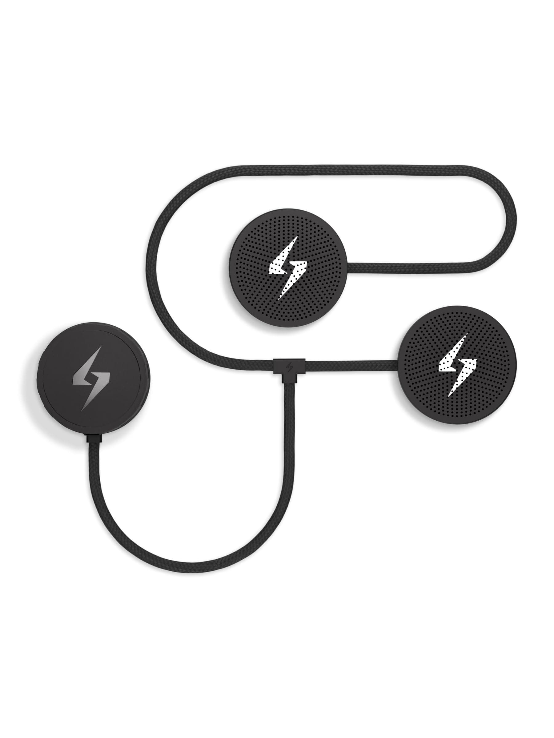 Syphon SoundPro: Ultra-Thin 9.6mm Bluetooth Moto Headphones - Glove-Friendly Controls, Massive Sound, IP55 Waterproof, Built-In Mic, Universal Fit With Any Dirt Bike, Snowmobile, and Motorcycle Helmet